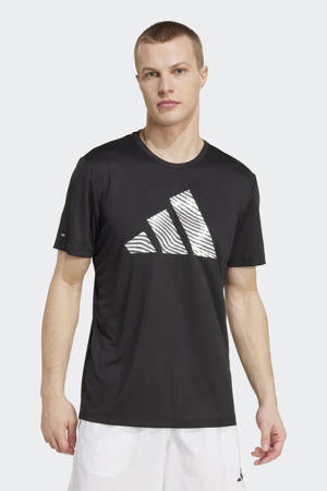sportshirt zwart/wit