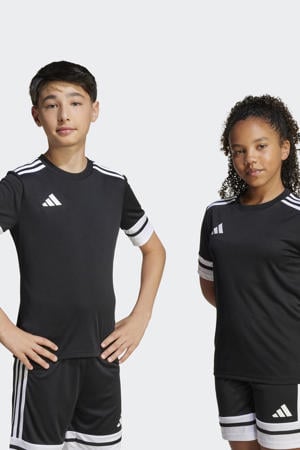 Junior voetbalshirt Squadra 25 zwart/wit