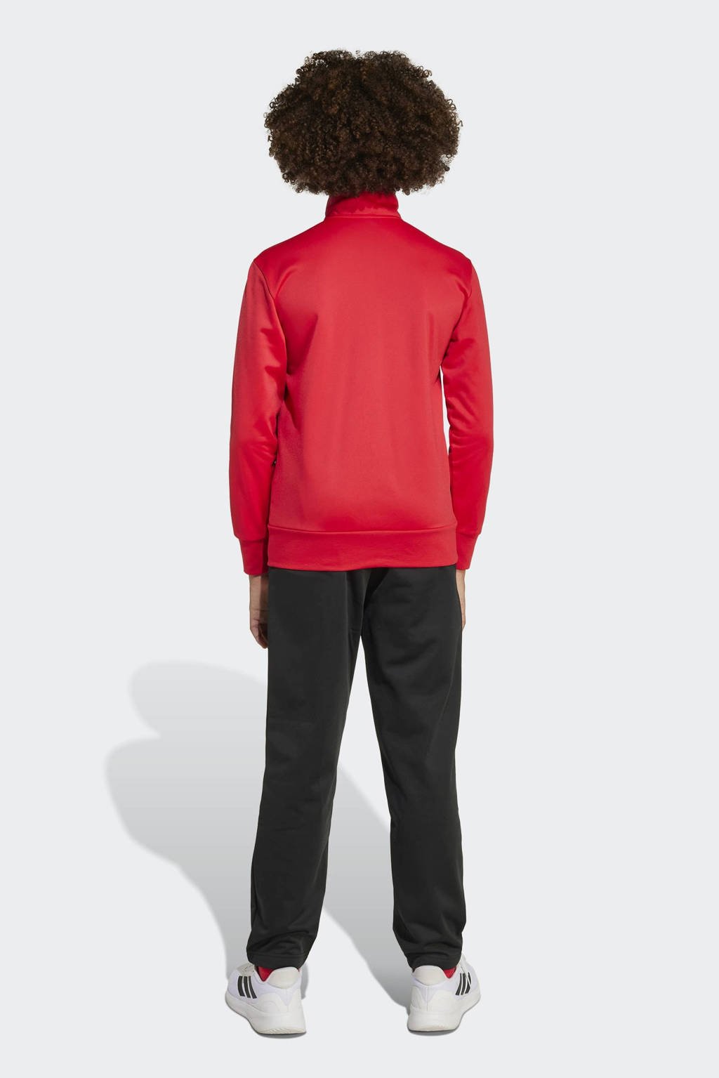 adidas Sportswear trainingspak rood/zwart wehkamp