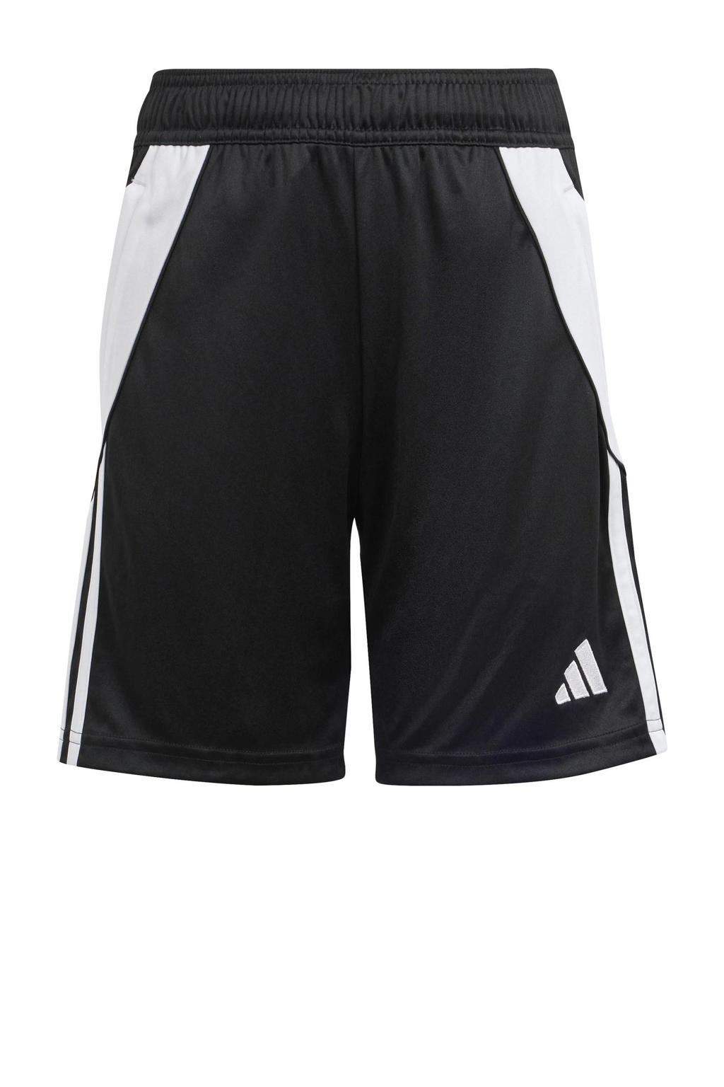 Zwart en witte jongens en meisjes adidas Performance Junior sportshort Tiro 24 van polyester