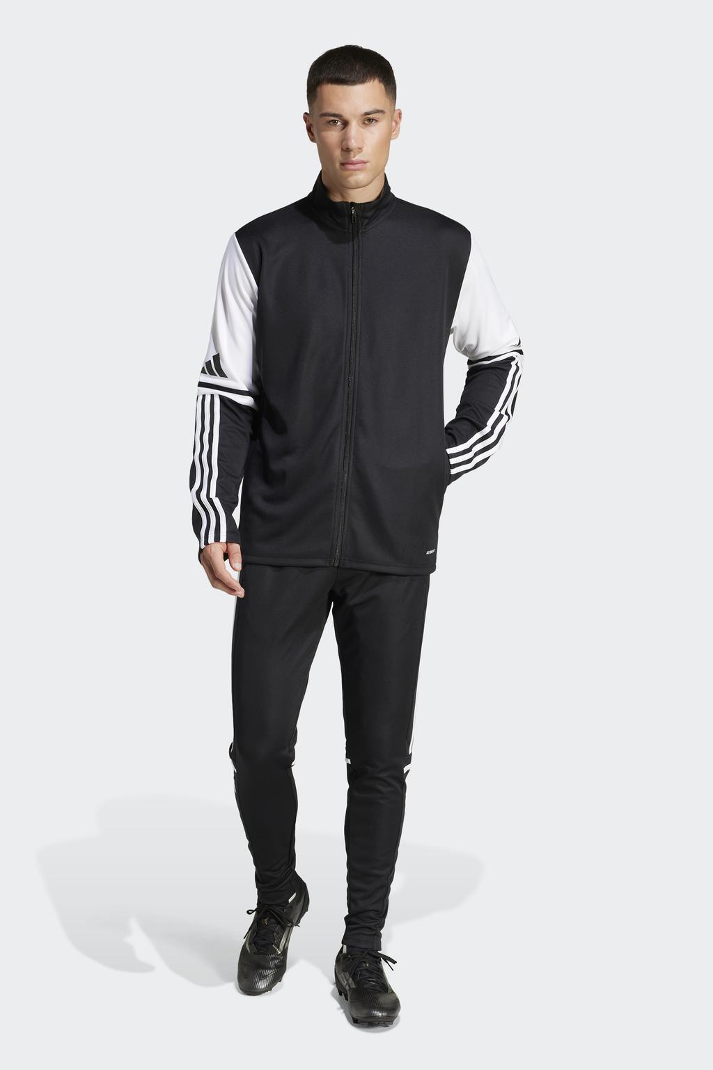 Zwart en witte heren adidas Performance Senior trainingsbroek Squadra 25 van polyester