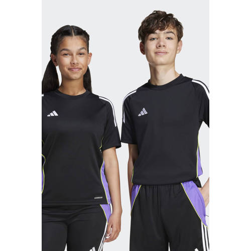 adidas Performance Junior voetbalshirt Tiro 24 zwart/paars afbeelding