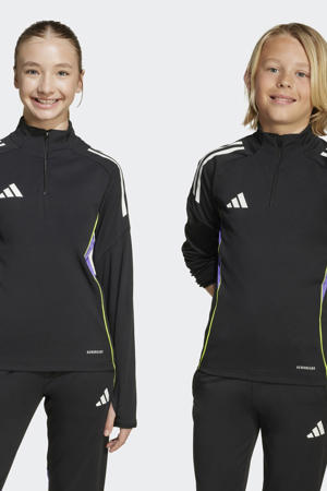 Junior voetbalshirt Tiro 25 Competition zwart/paars