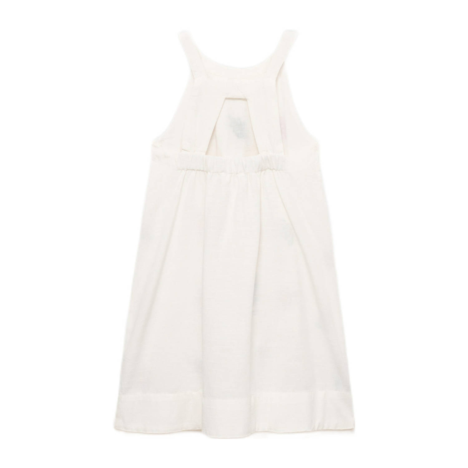 Mango Kids korte jurk wit