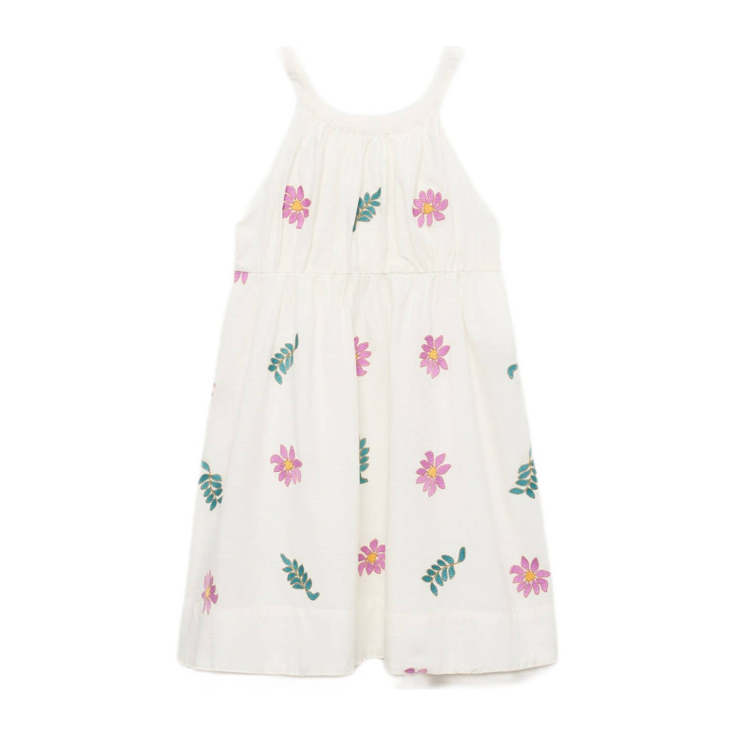 Mango Kids korte jurk wit