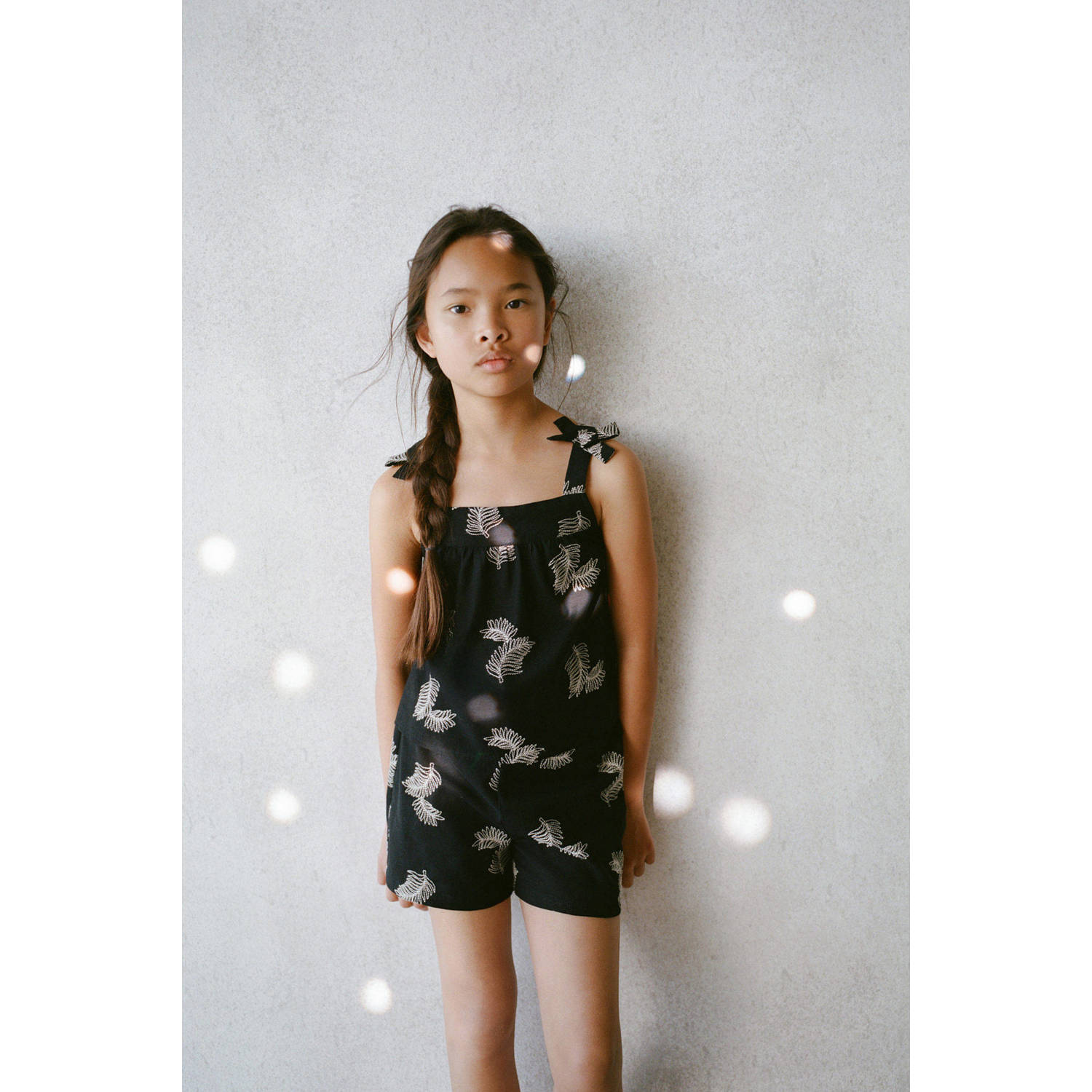 Mango Kids mouwloze top zwart