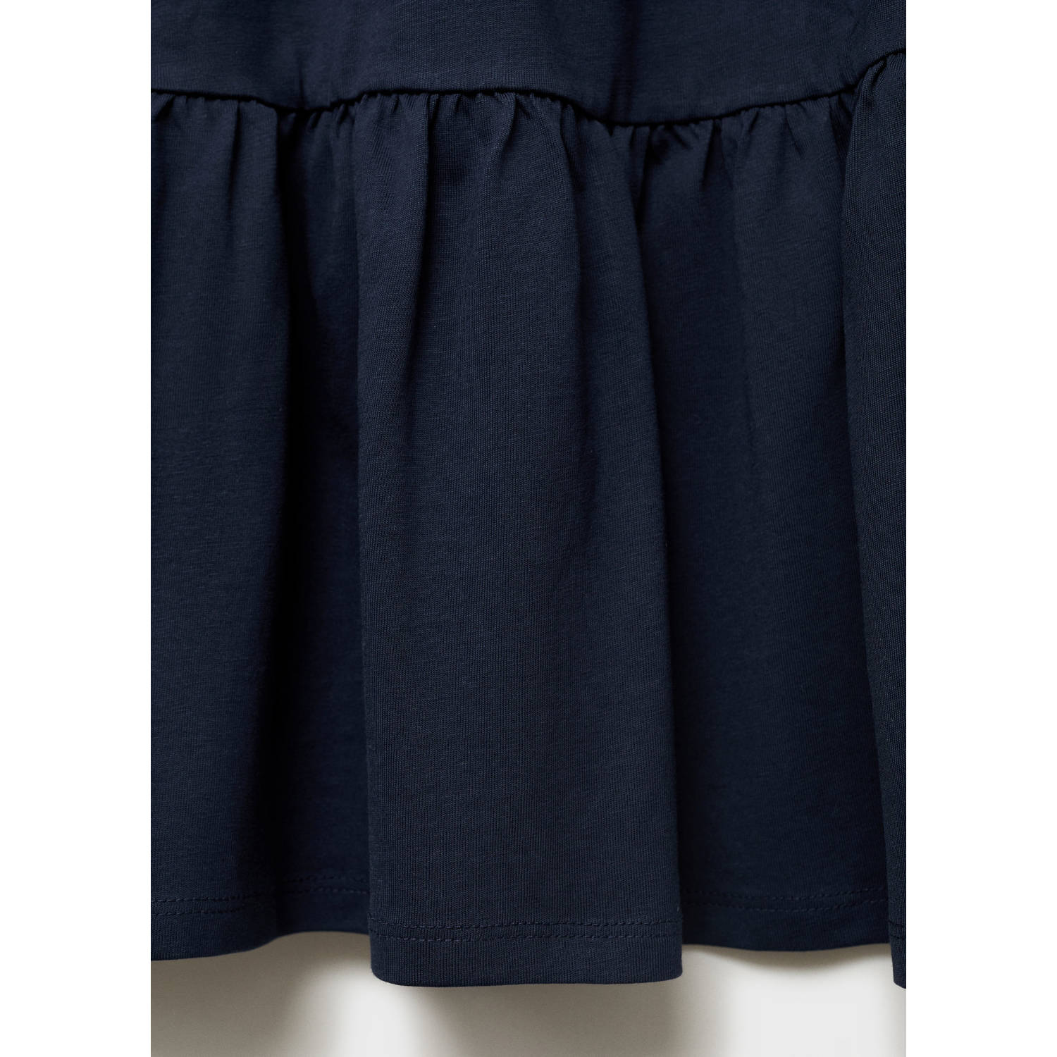 Mango Kids korte jurk donkerblauw