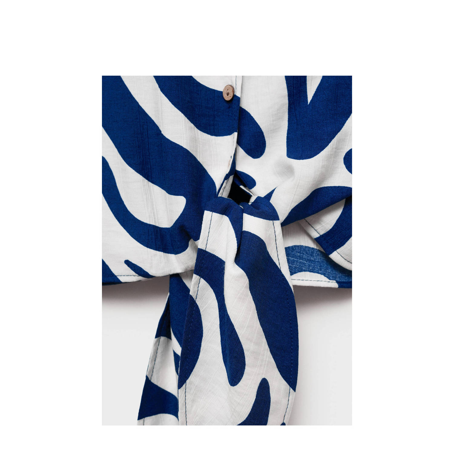 Mango blouse donkerblauw