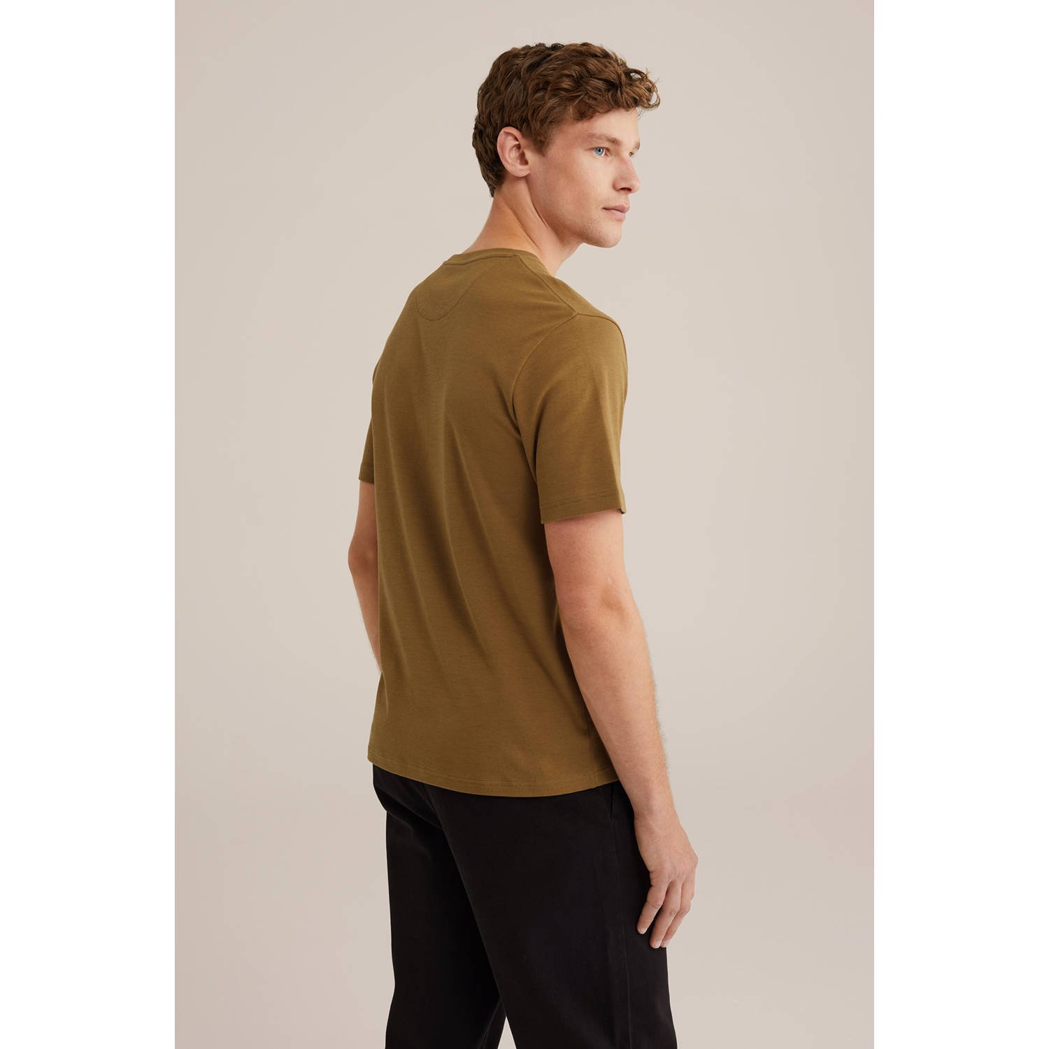 WE Fashion T-shirt oker