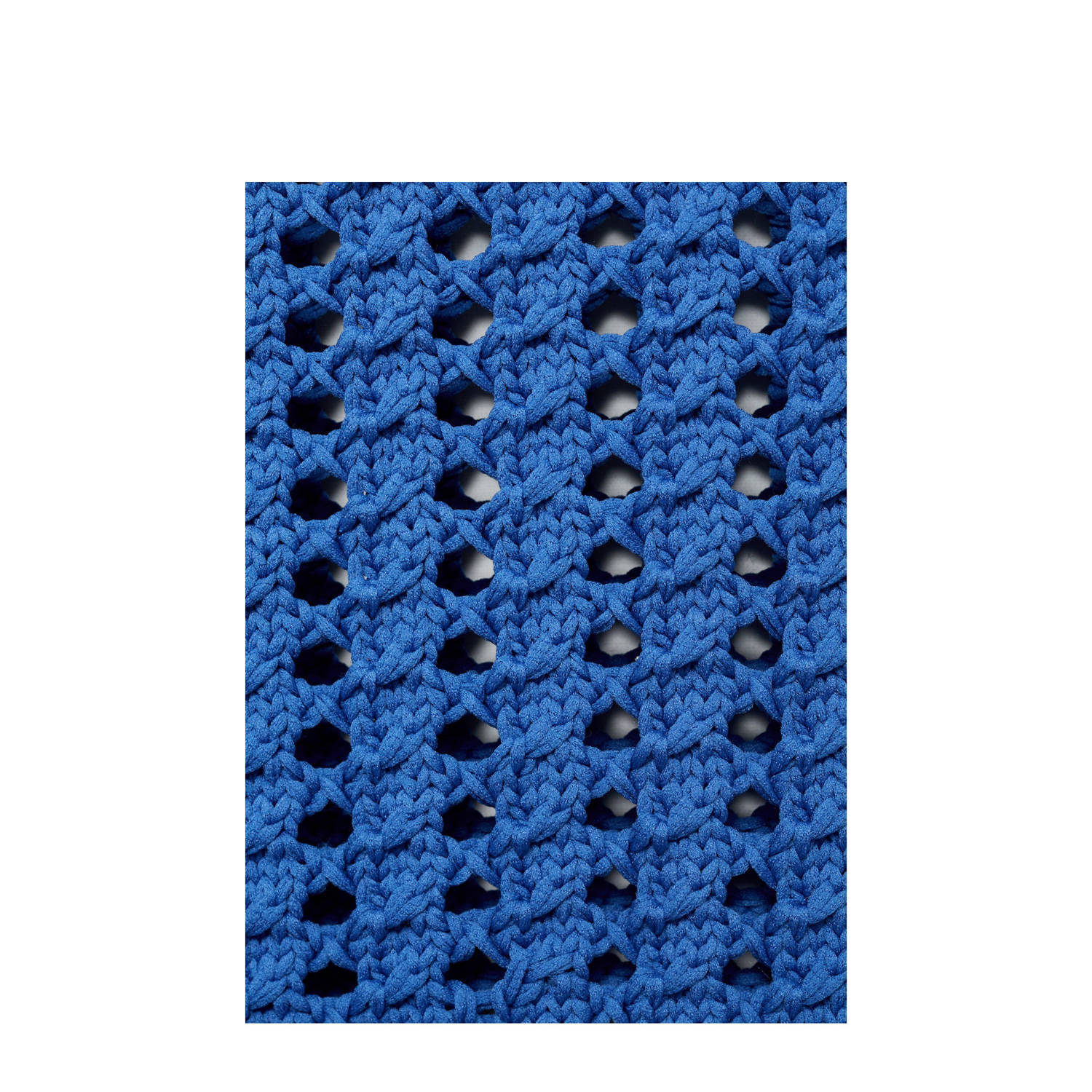 Mango top blauw gehaakt