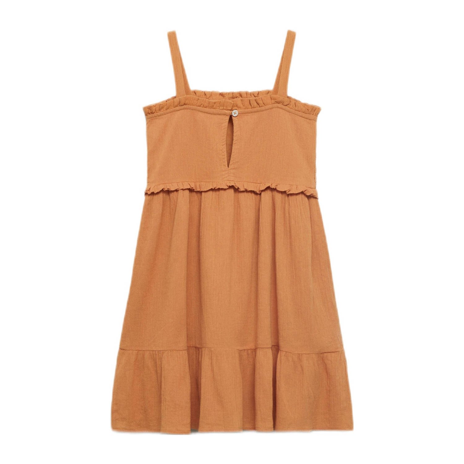 Mango Kids zomerjurk gehaakt oranje