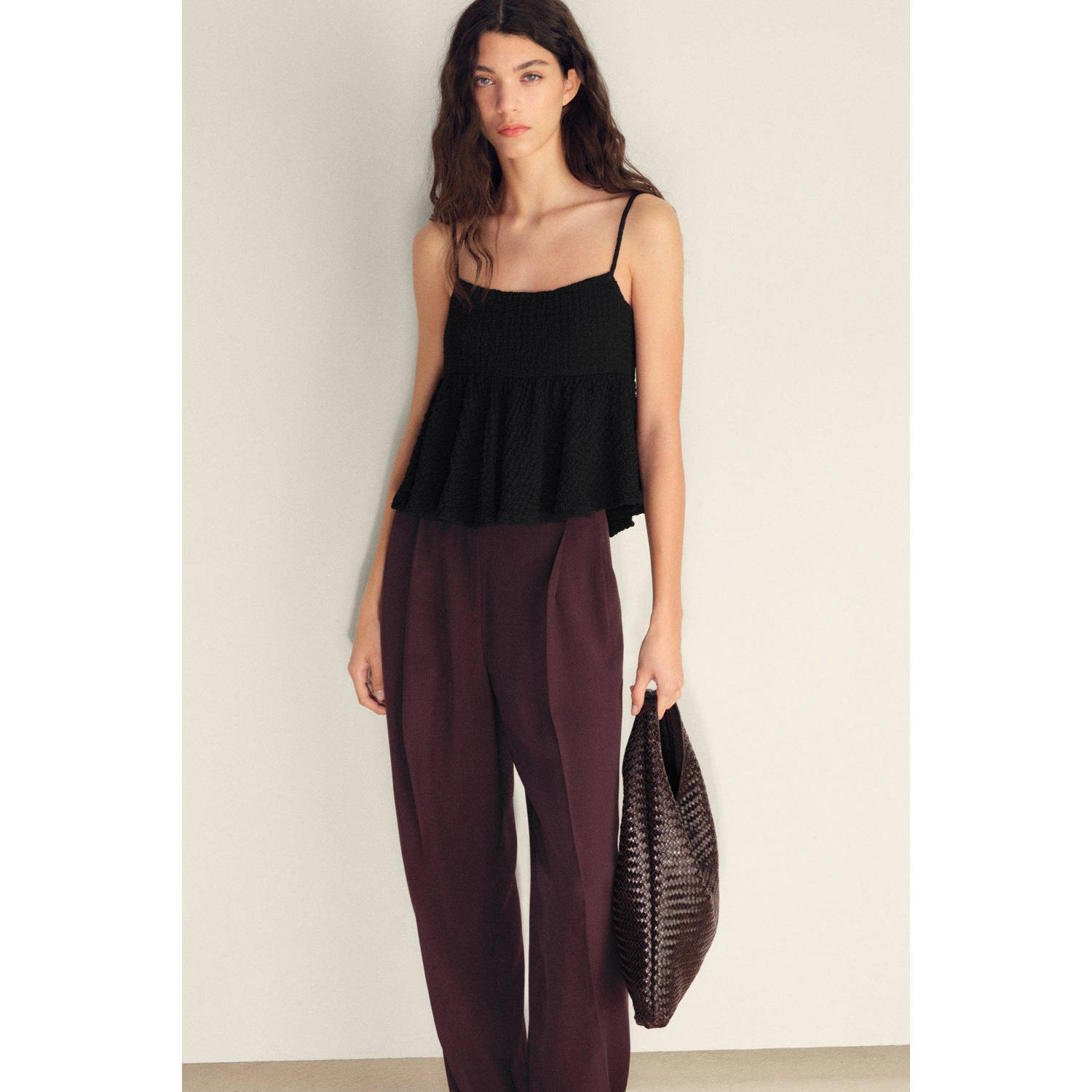 Mango top zwart