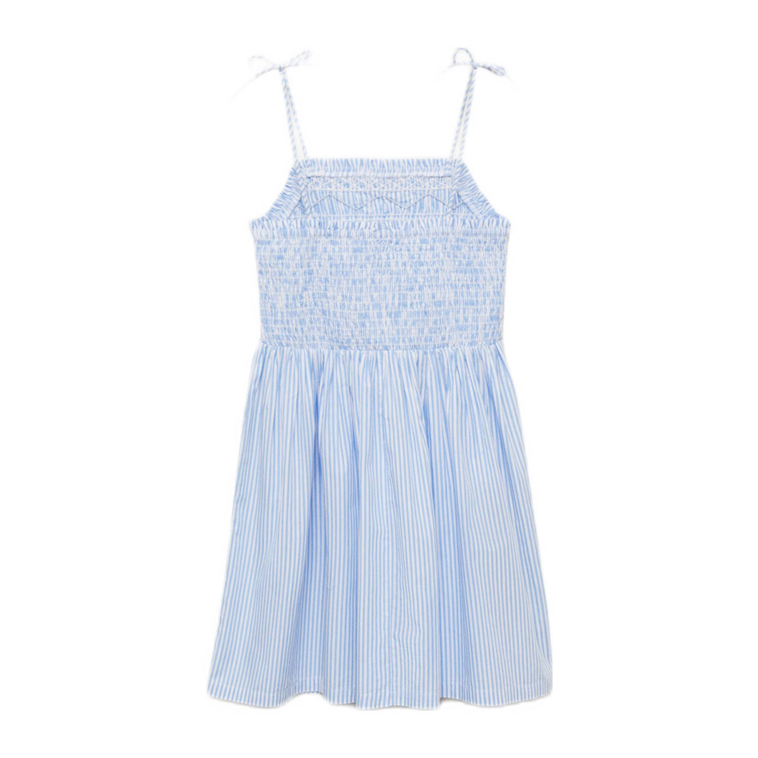 Mango Kids zomerjurk lichtblauw
