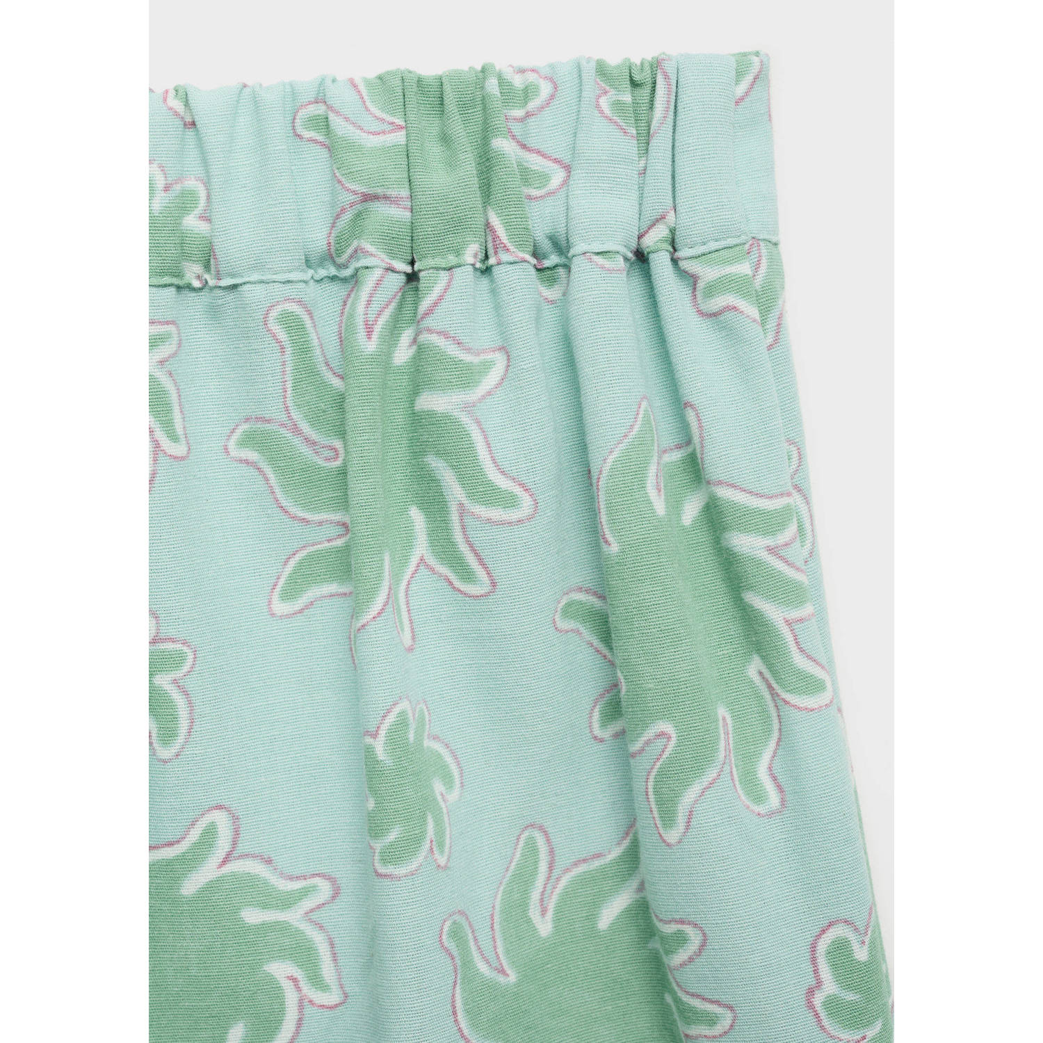 Mango Kids casual broek lichtgroen