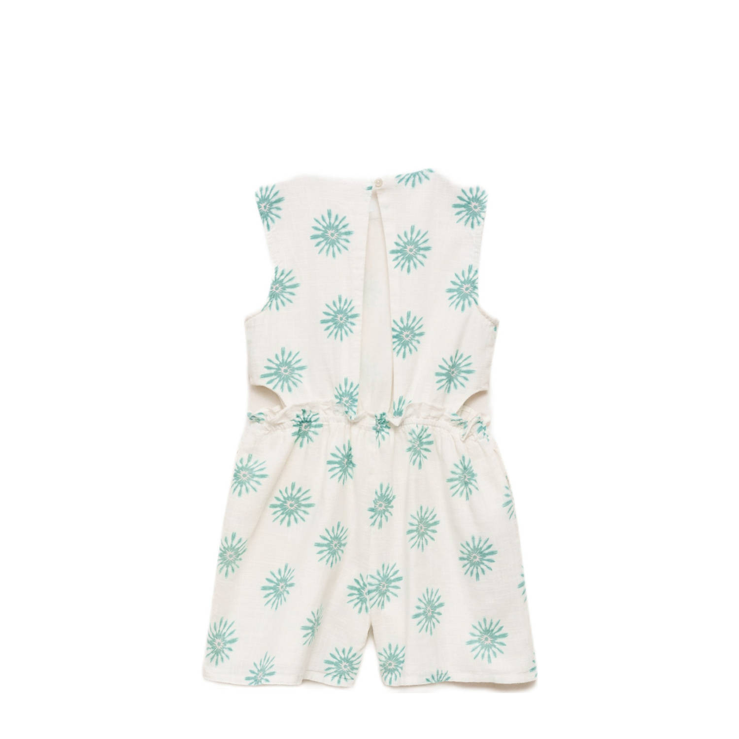 Mango Kids playsuit wit groen