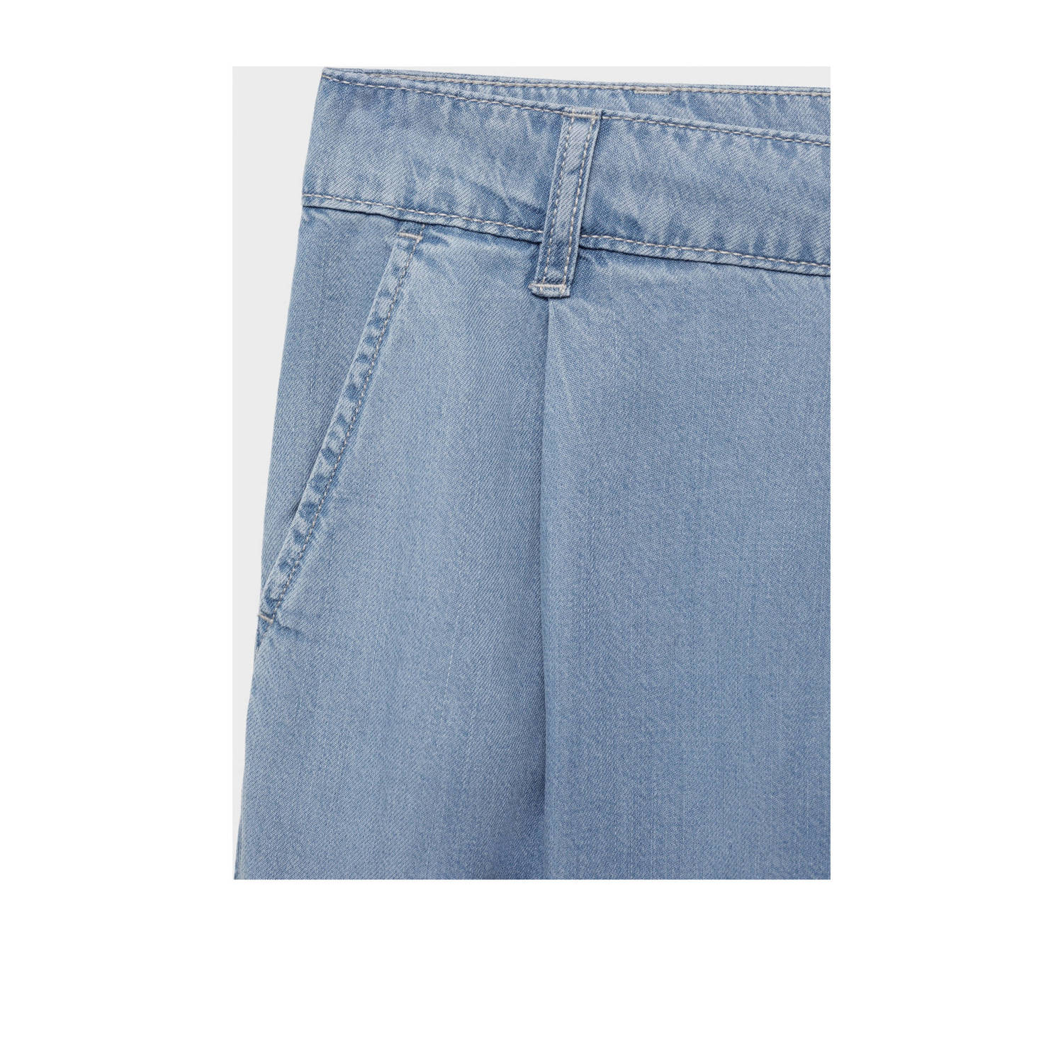 Mango wide leg jeans medium blue denim