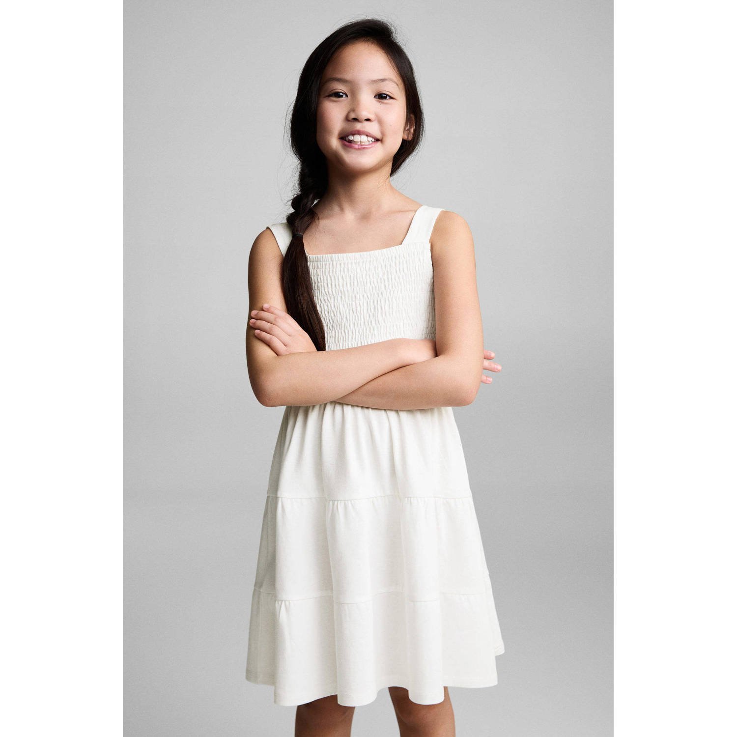 Mango Kids zomerjurk wit