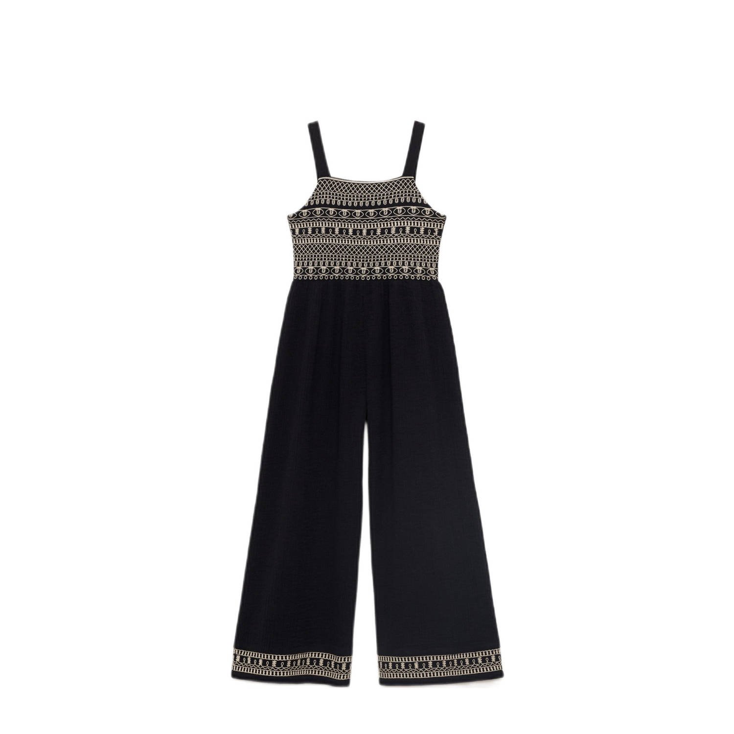 Mango Kids zwart jumpsuit