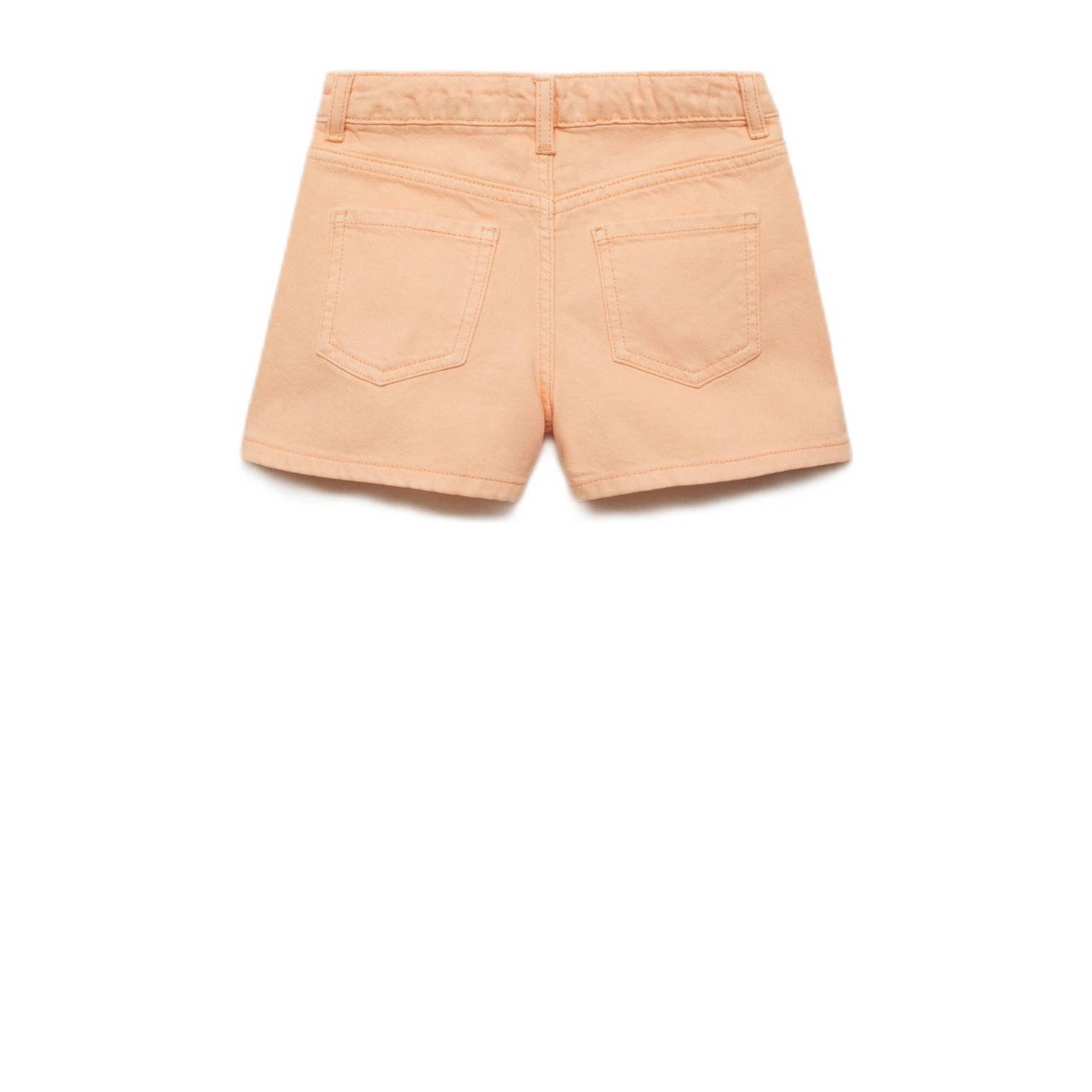 Mango Kids denim short oranje