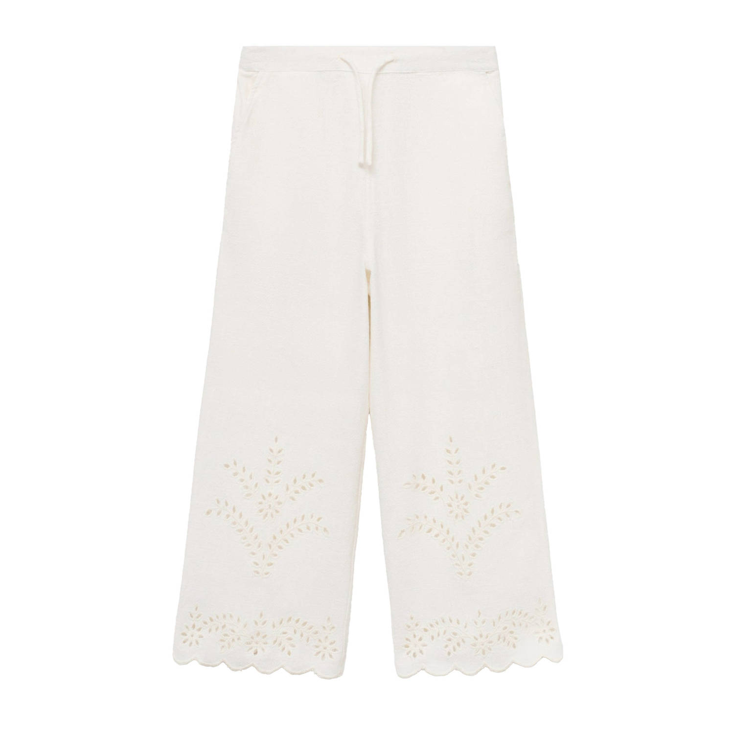 Mango Kids casual broek ecru