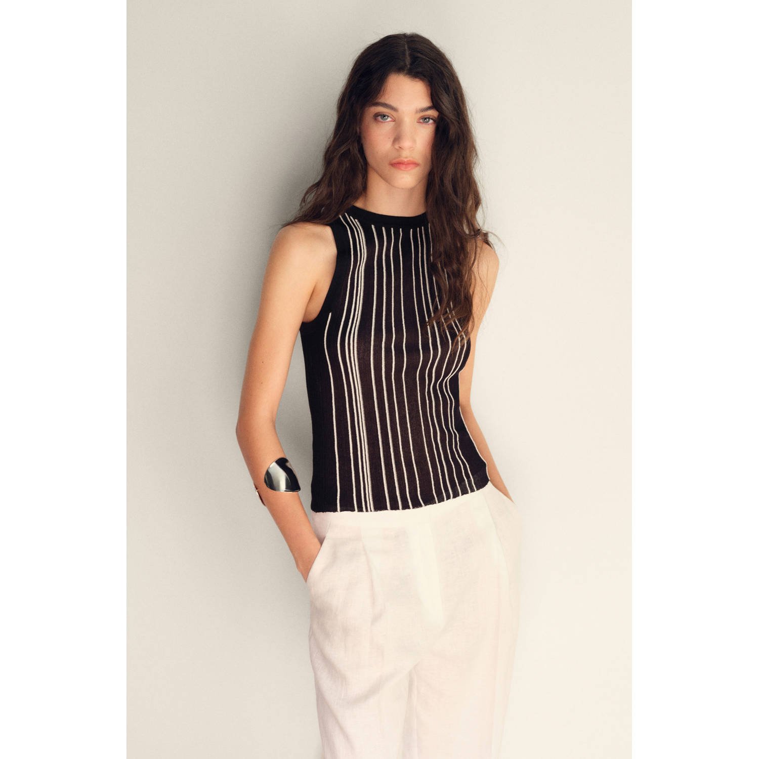 Mango top zwart