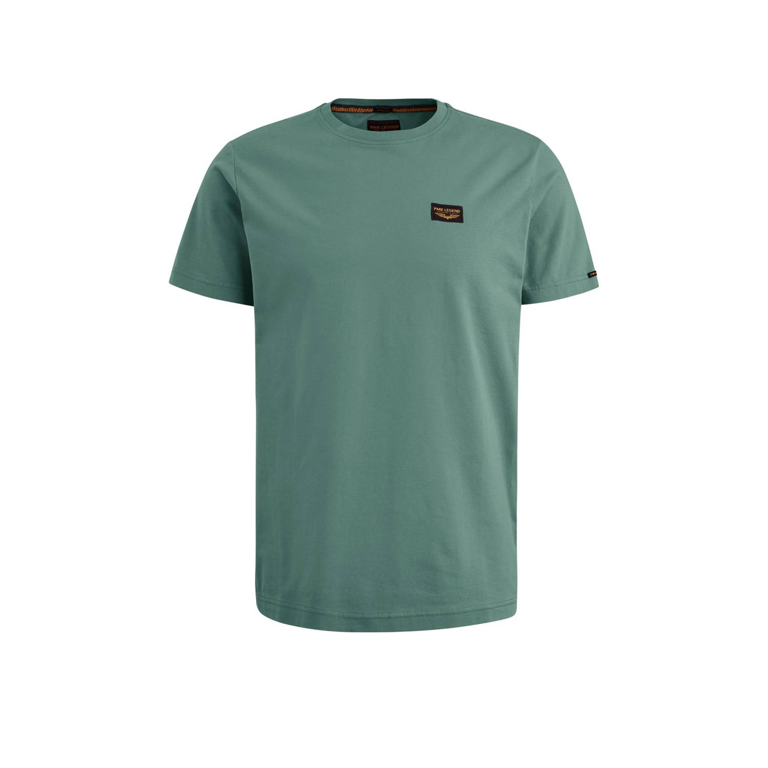PME LEGEND Heren Polo's & T-shirts Short Sleeve R-neck Guyver Tee Groen