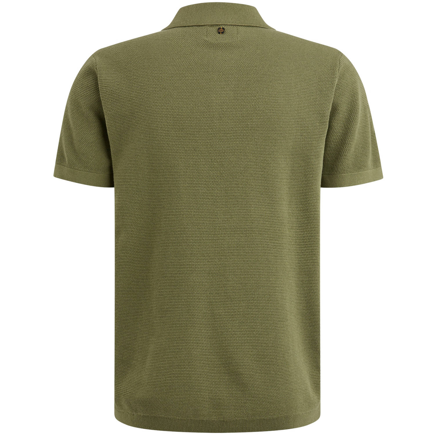 PME Legend regular polo gebreid groen