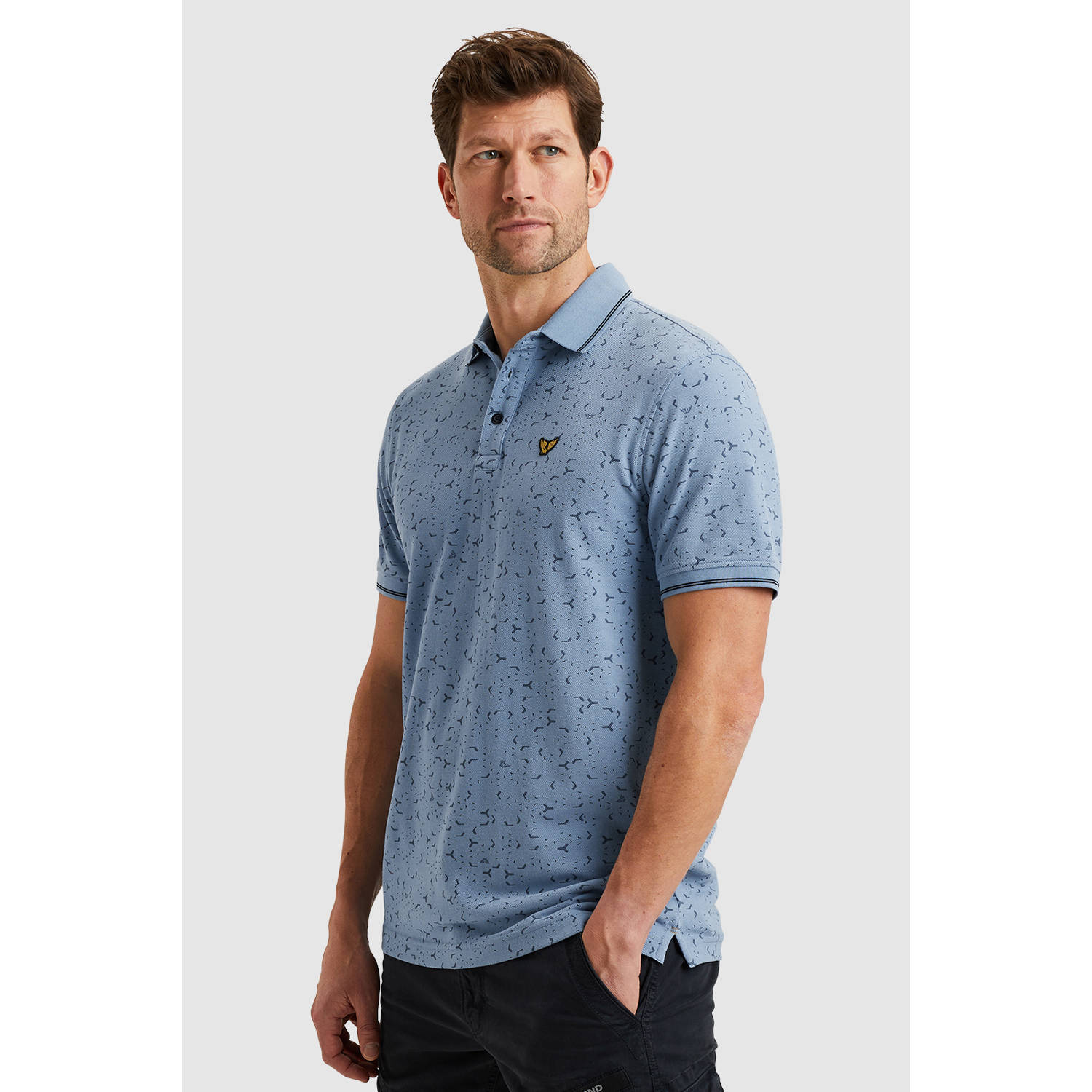 PME Legend regular polo blauw
