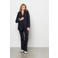 &Co Woman travelstof straight regular waist pantalon zwart