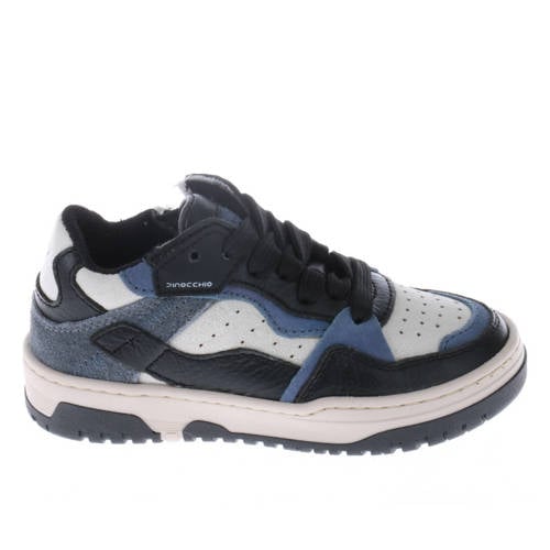 Pinocchio leren sneakers blauw afbeelding