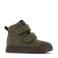 Shoesme waterproof leren sneakers donkergroen