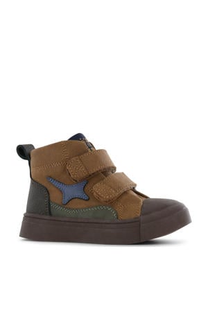 leren enkelboots cognac