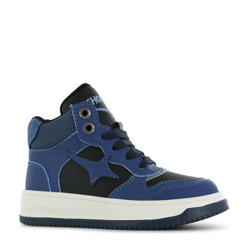 Shoesme leren sneakers blauw afbeelding