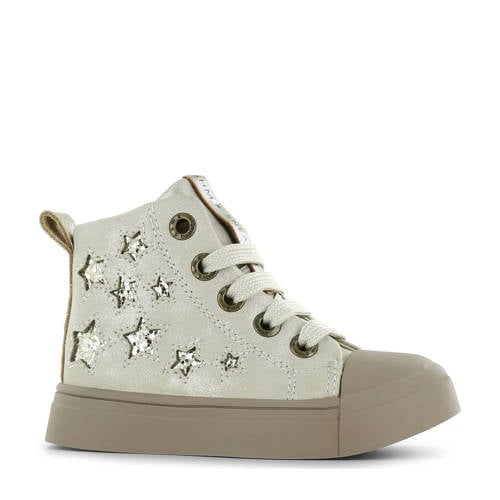 Shoesme sneakers lichtgrijs – Oud roze unicorn