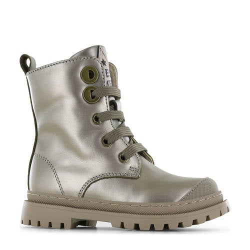 Shoesme leren veterboots champagne afbeelding
