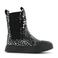 Shoesme enkelboots zwart/zilver