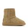 Shoesme gevoerde suède enkelboots cognac
