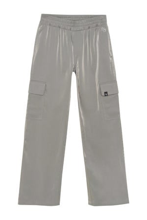 loose casual broek zilver