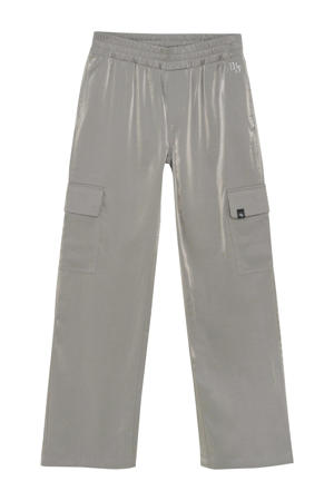 loose casual broek zilver