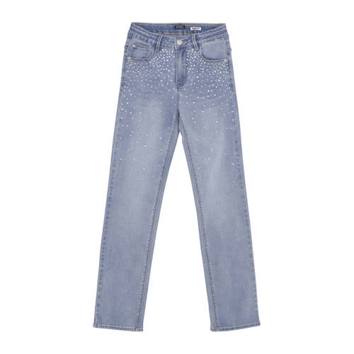 Indian Blue Jeans straight leg jeans light blue denim afbeelding
