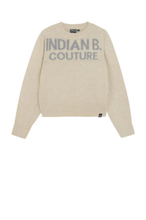 trui beige fijn gebreid