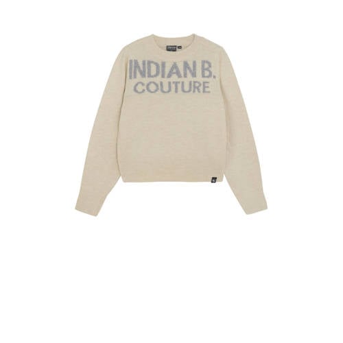 Indian Blue Jeans trui beige fijn gebreid afbeelding