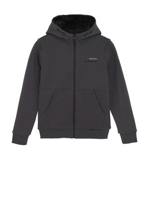 gevoerd vest antraciet
