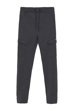 skinny cargobroek donkerblauw