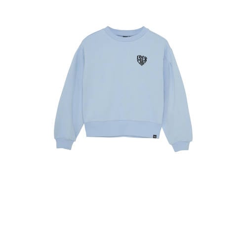 Indian Blue Jeans sweater met backprint lichtblauw afbeelding