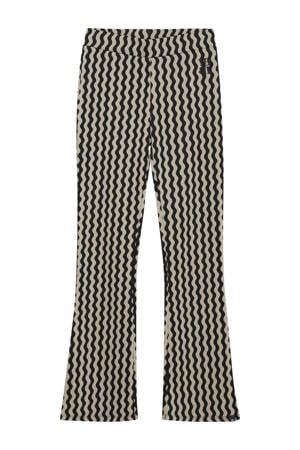 flared legging zwart