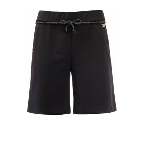 TQ-Amsterdam travelstof straight regular waist casual short zwart afbeelding