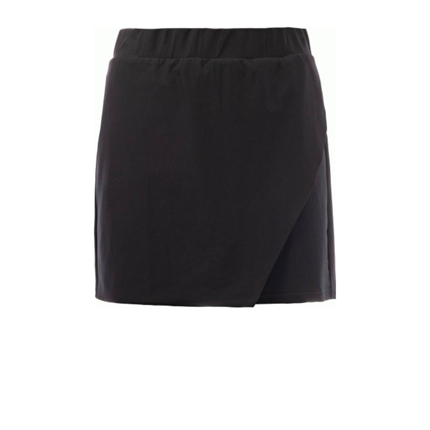 TQ-Amsterdam travelstof skort zwart