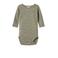 NAME IT BABY wollen romper - groen