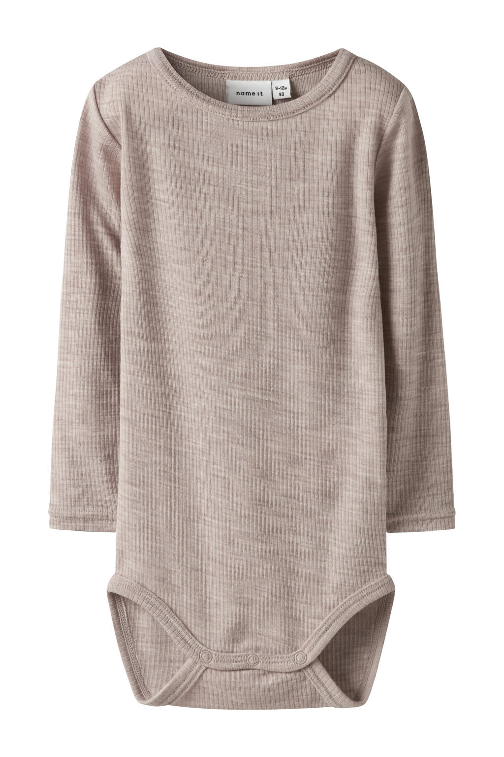 NAME IT BABY wollen romper grijsbrui